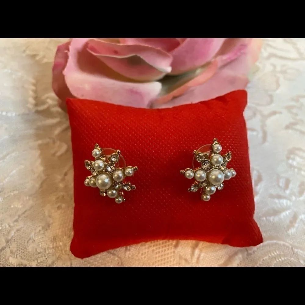 💥Swarovski Crystal Gold Silver Plated Earrings